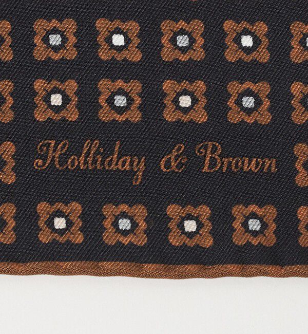 UNITED ARROWS「＜Holliday＆Brown＞ コモン プリント ポケットチーフ」|ハンカチ|