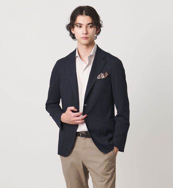 UNITED ARROWS「イージーケア AG パナマ ショートスリーブ ストライプ カッタウェイカラーシャツ 抗菌防臭 通気性」|シャツ・ブラウス|