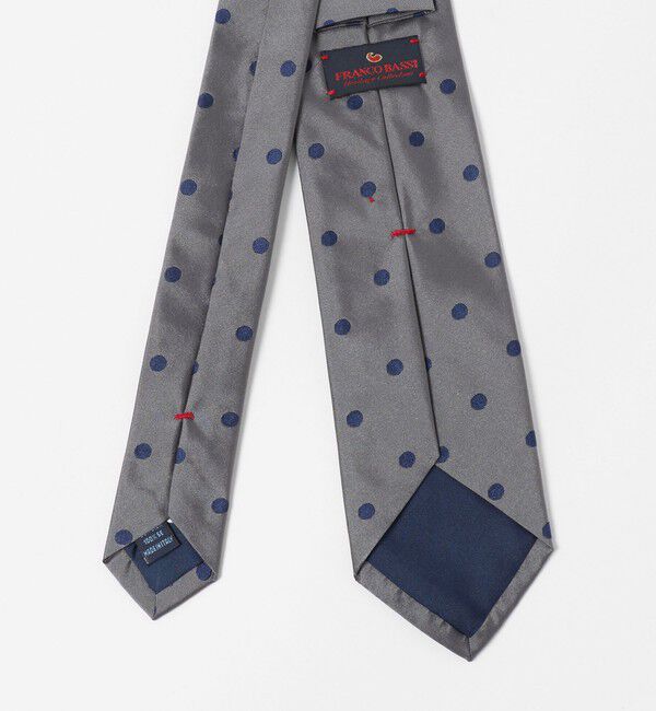 UNITED ARROWS「＜FRANCO BASSI＞ジャガード ドット ネクタイ」|ネクタイ・蝶ネクタイ|