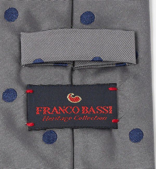 UNITED ARROWS「＜FRANCO BASSI＞ジャガード ドット ネクタイ」|ネクタイ・蝶ネクタイ|