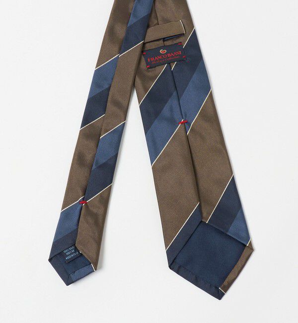 UNITED ARROWS「＜FRANCO BASSI＞カラー レジメンタル ネクタイ」|ネクタイ・蝶ネクタイ|