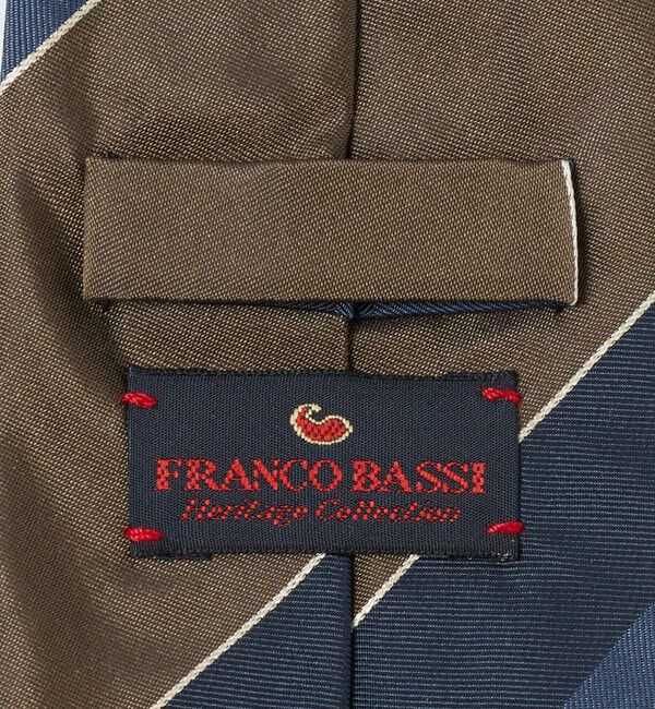 UNITED ARROWS「＜FRANCO BASSI＞カラー レジメンタル ネクタイ」|ネクタイ・蝶ネクタイ|