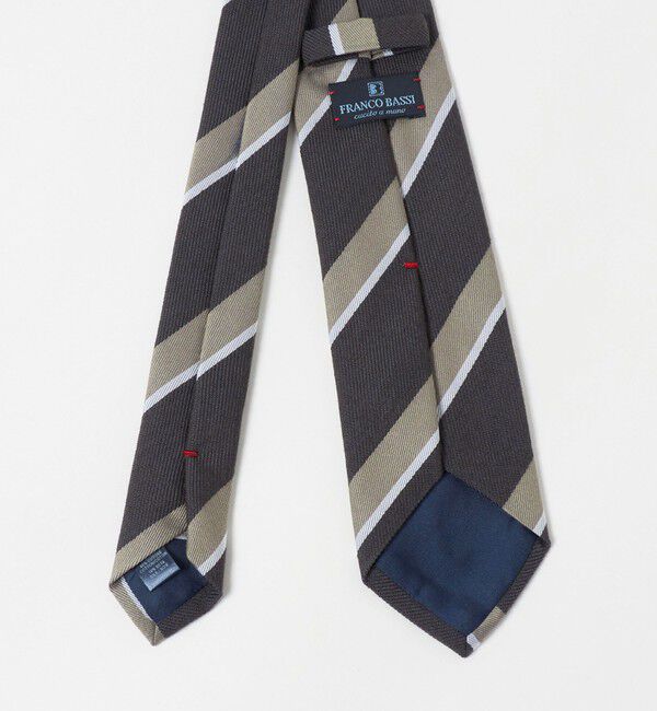 UNITED ARROWS「＜FRANCO BASSI＞カラー レジメンタル ネクタイ」|ネクタイ・蝶ネクタイ|