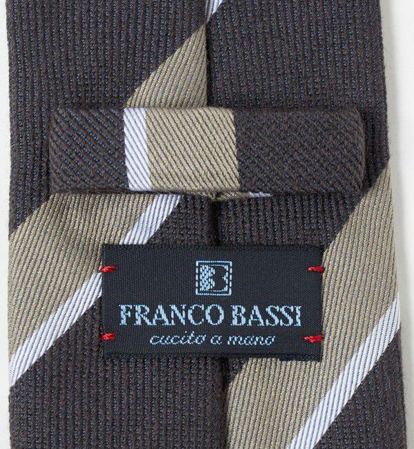 UNITED ARROWS「＜FRANCO BASSI＞カラー レジメンタル ネクタイ」|ネクタイ・蝶ネクタイ|