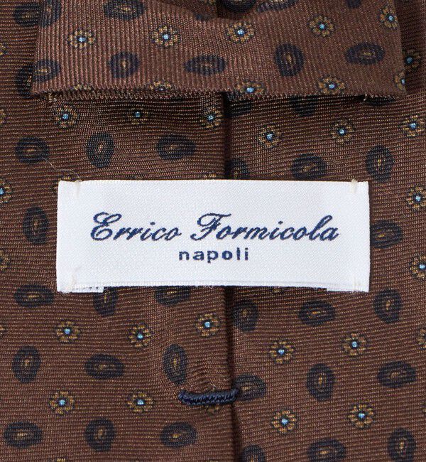 UNITED ARROWS「＜ERRICO FORMICOLA＞スモール ペイズリー プリント ネクタイ」|ネクタイ・蝶ネクタイ|
