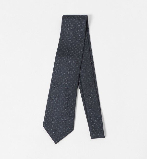 UNITED ARROWS「＜ERRICO FORMICOLA＞スモール ペイズリー プリント ネクタイ」|ネクタイ・蝶ネクタイ|NAVY