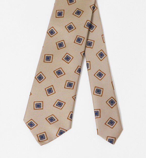 UNITED ARROWS「＜ERRICO FORMICOLA＞スクエア プリント ネクタイ」|ネクタイ・蝶ネクタイ|
