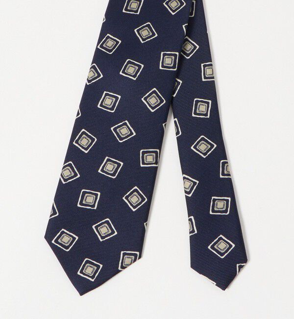 UNITED ARROWS「＜ERRICO FORMICOLA＞スクエア プリント ネクタイ」|ネクタイ・蝶ネクタイ|