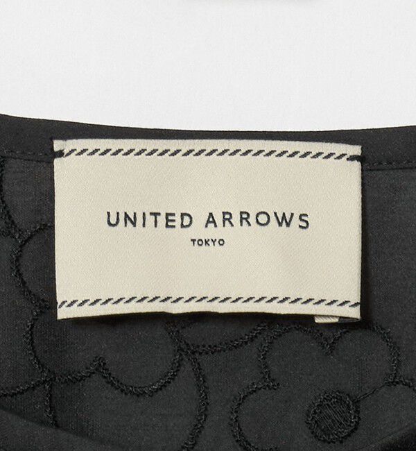 UNITED ARROWS「3Dフラワー ペプラム ブラウス ‐ウォッシャブル‐」|シャツ・ブラウス|