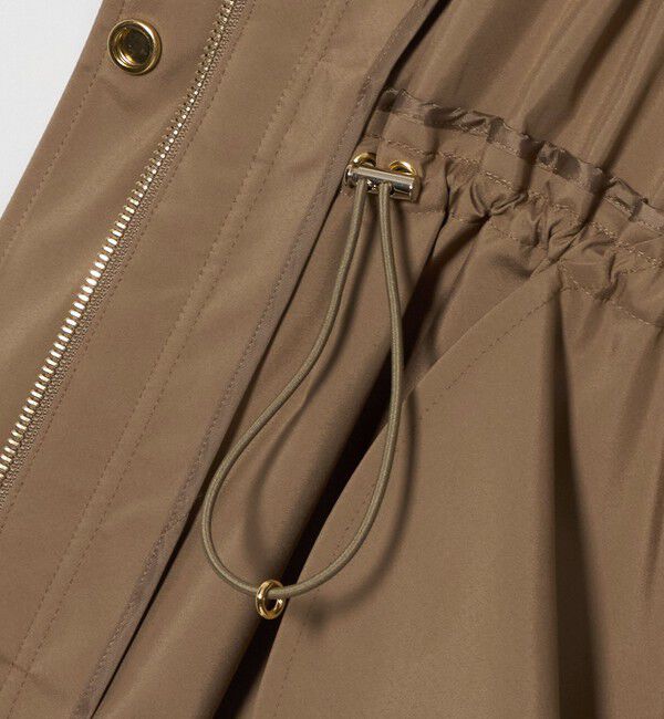 UNITED ARROWS「タフタ ペプラム フリル ブルゾン ‐はっ水‐」|ブルゾン・スタジャン|