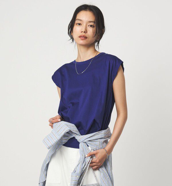 UNITED ARROWS green label relaxing「フレンチスリーブ Tシャツ 汗染み防止」|Tシャツ・カットソー|