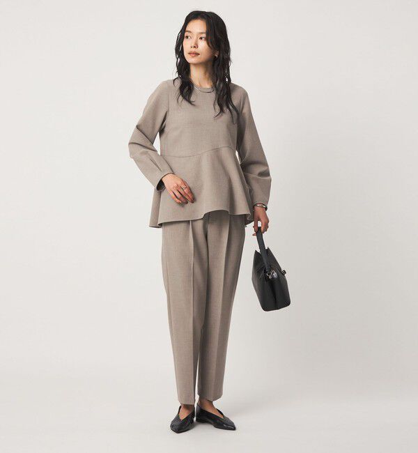 UNITED ARROWS green label relaxing「ライト ダブルクロス ブラウス ウォッシャブル ストレッチ」|シャツ・ブラウス|