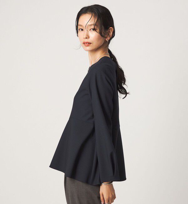 UNITED ARROWS green label relaxing「ライト ダブルクロス ブラウス ウォッシャブル ストレッチ」|シャツ・ブラウス|