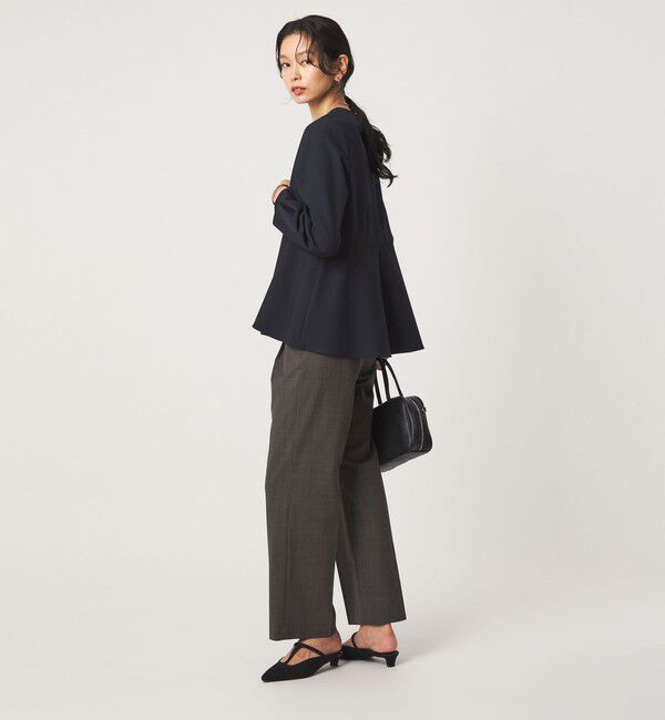 UNITED ARROWS green label relaxing「ライト ダブルクロス ブラウス ウォッシャブル ストレッチ」|シャツ・ブラウス|