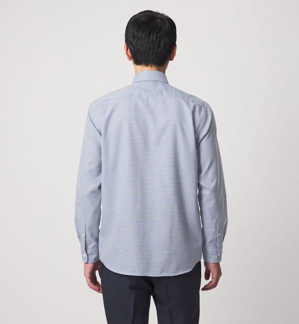 UNITED ARROWS green label relaxing「エブリット コットンオックス ギンガムチェック スナップ ボタンダウン シャツ -イージーアイロン-」|シャツ・ブラウス|