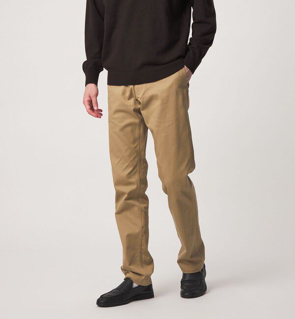 UNITED ARROWS green label relaxing「アーバンスリムフィット チノパンツ S2」|チノ|BEIGE