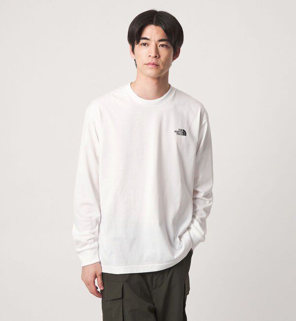 UNITED ARROWS green label relaxing「＜THE NORTH FACE＞ロングスリーブ バックスクエア ロゴティー 長袖 Tシャツ」|Tシャツ・カットソー|