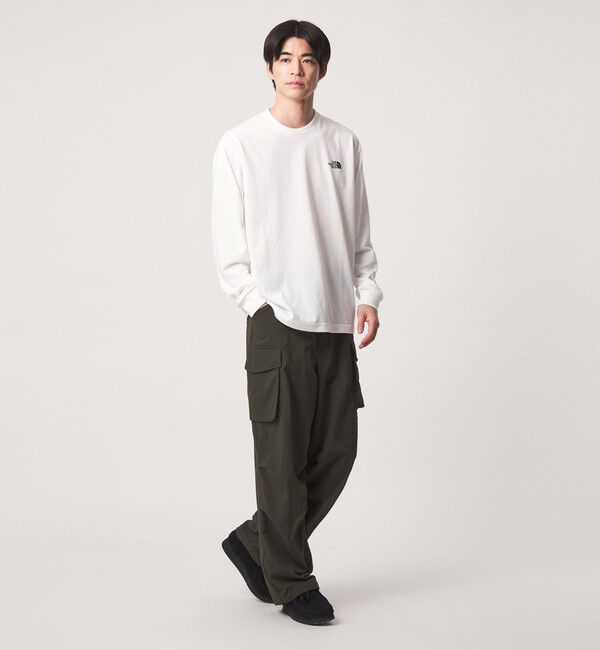 UNITED ARROWS green label relaxing「＜THE NORTH FACE＞ロングスリーブ バックスクエア ロゴティー 長袖 Tシャツ」|Tシャツ・カットソー|