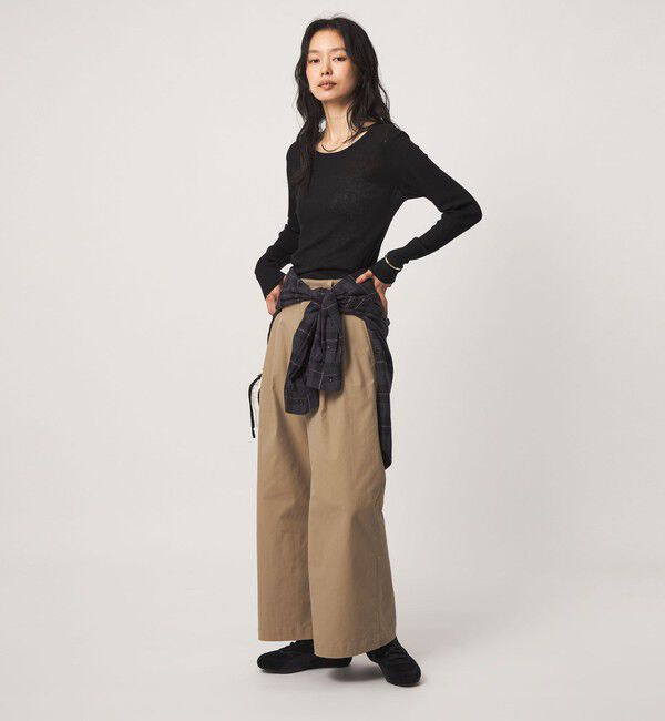 UNITED ARROWS green label relaxing「［size SHORTあり］テレコ クルーネック プルオーバー」|Tシャツ・カットソー|