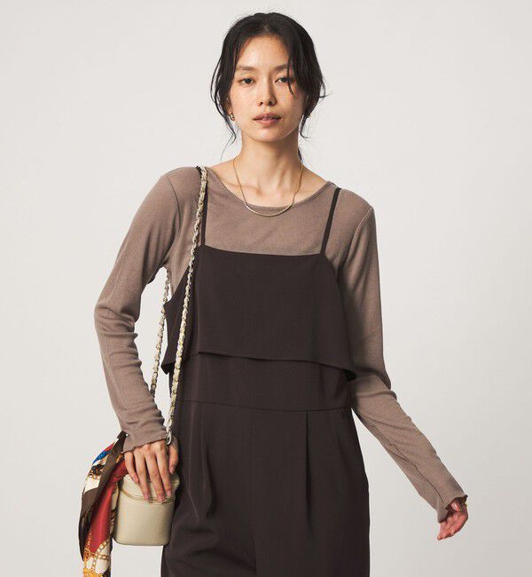 UNITED ARROWS green label relaxing「［size SHORTあり］テレコ クルーネック プルオーバー」|Tシャツ・カットソー|