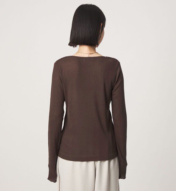 UNITED ARROWS green label relaxing「［size SHORTあり］テレコ クルーネック プルオーバー」|Tシャツ・カットソー|
