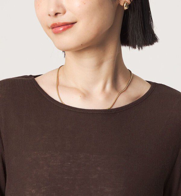 UNITED ARROWS green label relaxing「［size SHORTあり］テレコ クルーネック プルオーバー」|Tシャツ・カットソー|