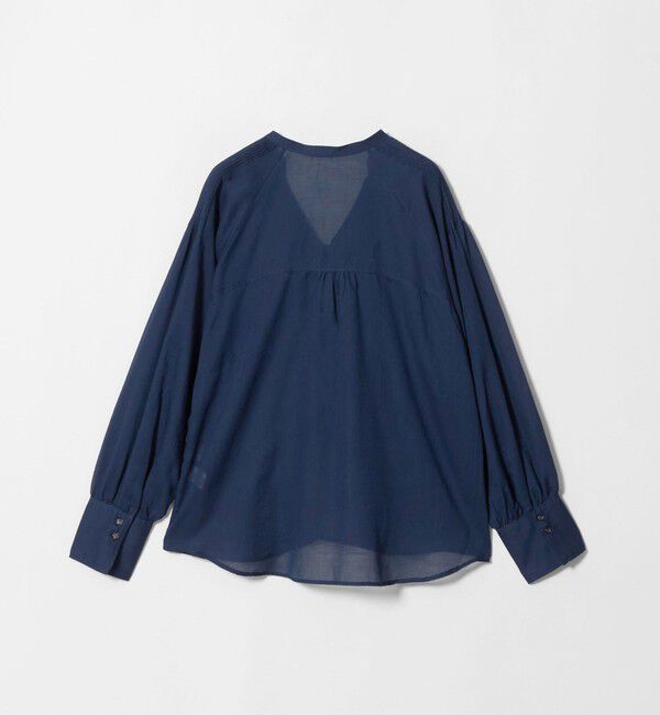 UNITED ARROWS green label relaxing「ラッフル ギャザー ブラウス」|シャツ・ブラウス|