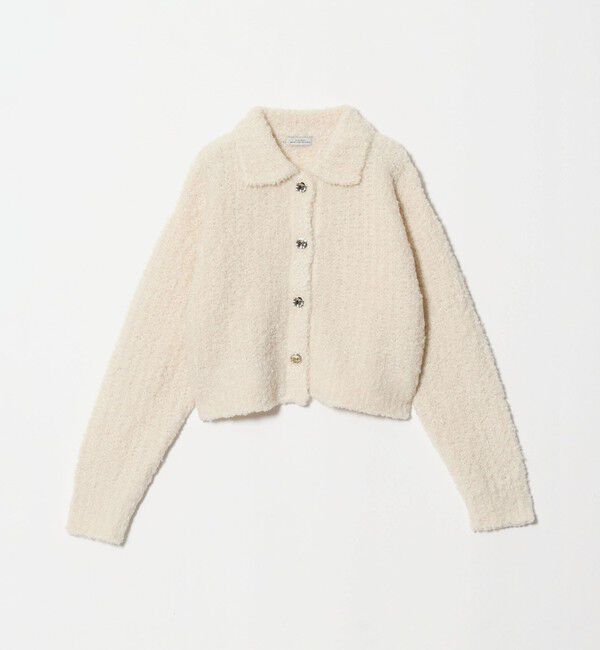UNITED ARROWS green label relaxing「＜GLR_MINE＞フェザー ニット カーディガン」|カーディガン|