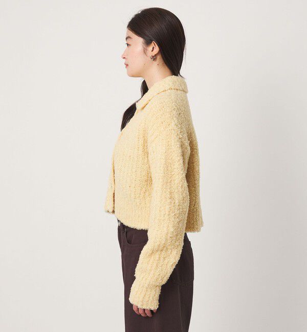 UNITED ARROWS green label relaxing「＜GLR_MINE＞フェザー ニット カーディガン」|カーディガン|