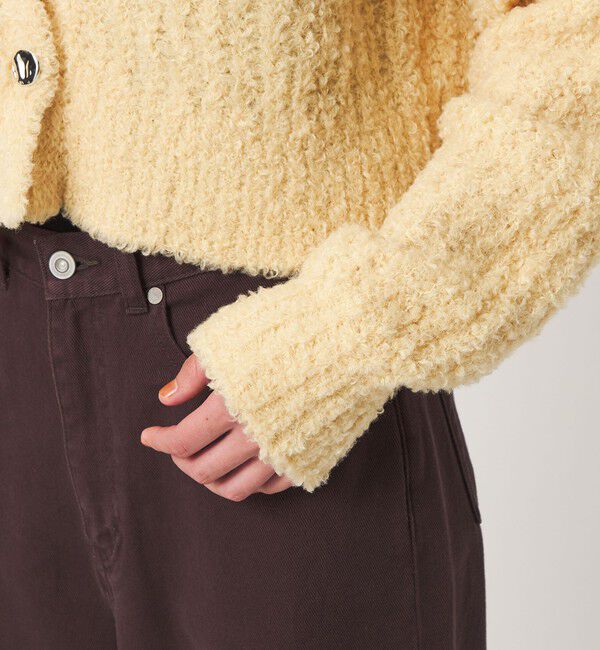 UNITED ARROWS green label relaxing「＜GLR_MINE＞フェザー ニット カーディガン」|カーディガン|