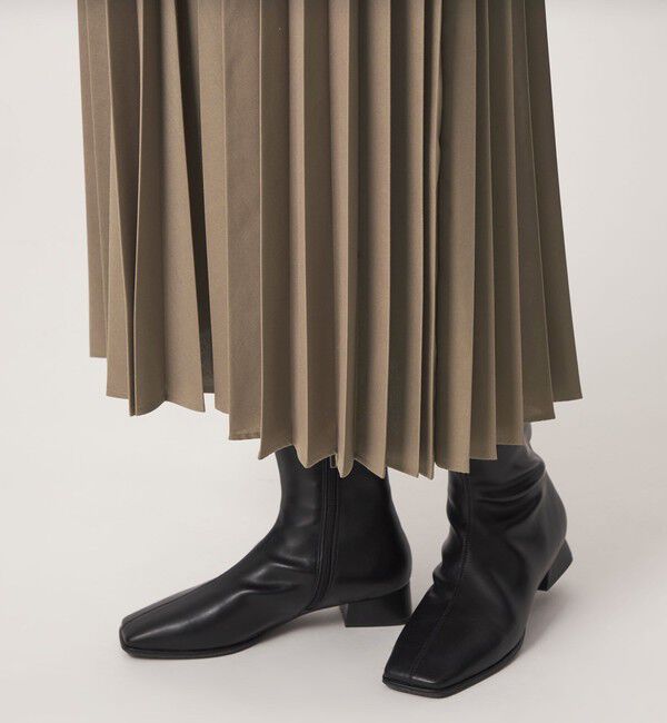 UNITED ARROWS green label relaxing「［size SHORT/TALLあり］ワッシャー プリーツ ロングスリーブ ワンピース」|ワンピース|