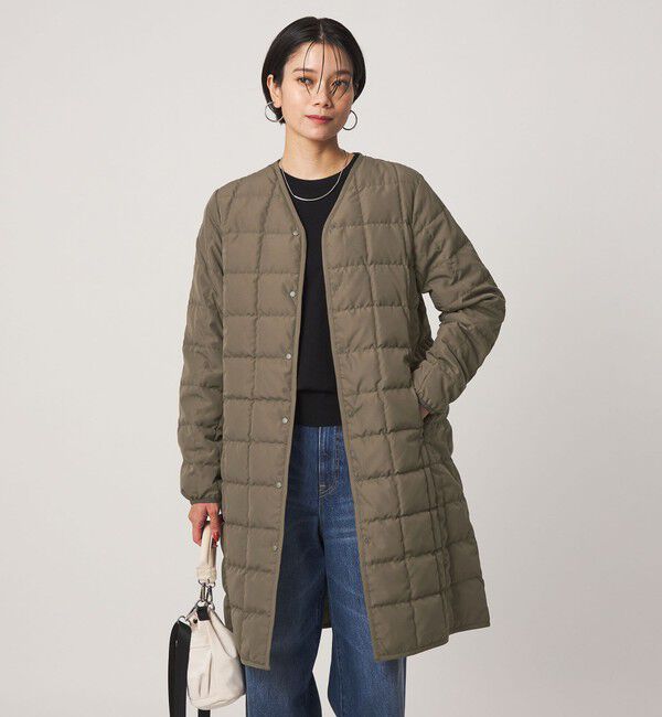 UNITED ARROWS green label relaxing「【別注】＜TAION＞ ボタン ロング ダウン」|ダウン|