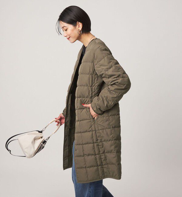 UNITED ARROWS green label relaxing「【別注】＜TAION＞ ボタン ロング ダウン」|ダウン|