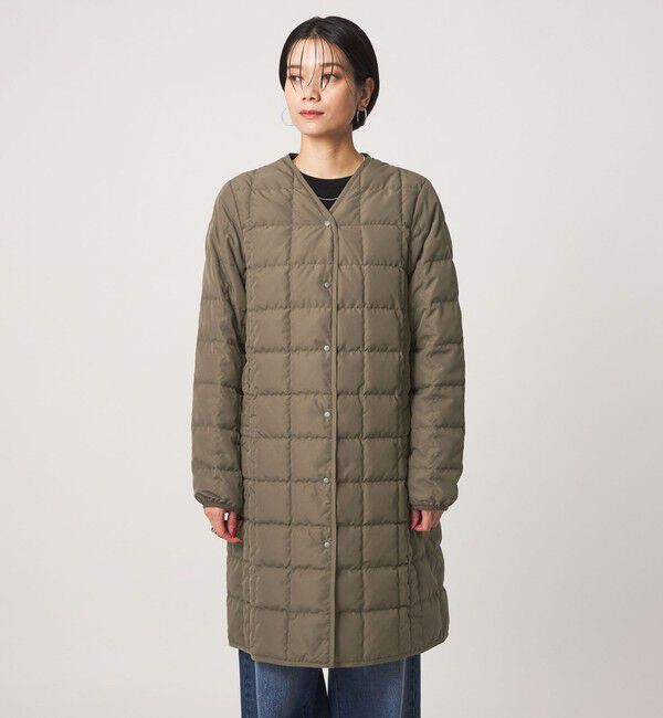 UNITED ARROWS green label relaxing「【別注】＜TAION＞ ボタン ロング ダウン」|ダウン|