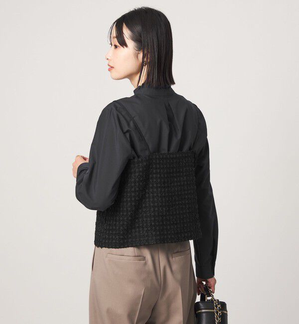 UNITED ARROWS green label relaxing「ファンシー ラメ ツイードライク キャミソール」|キャミソール|