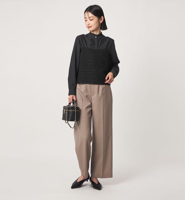 UNITED ARROWS green label relaxing「ファンシー ラメ ツイードライク キャミソール」|キャミソール|