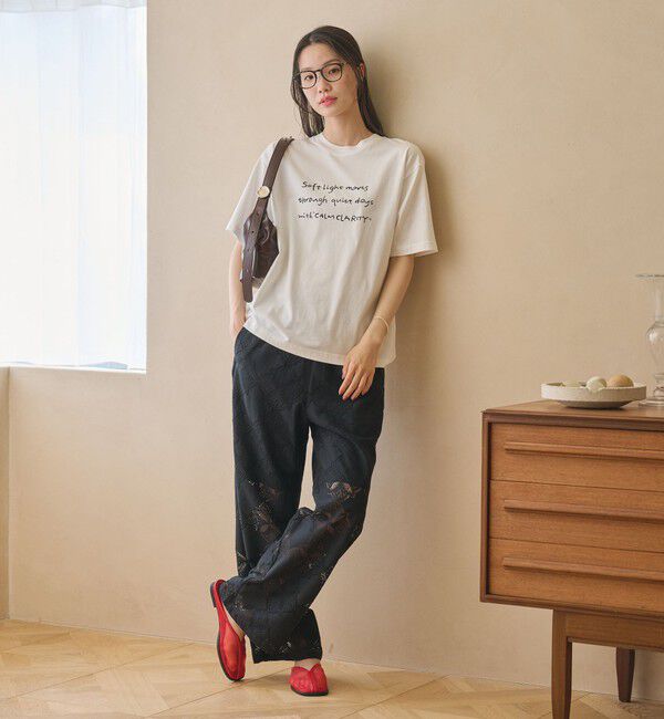 BEAUTY&YOUTH UNITED ARROWS「【WEB限定】ロゴプリント Tシャツ」|Tシャツ・カットソー|