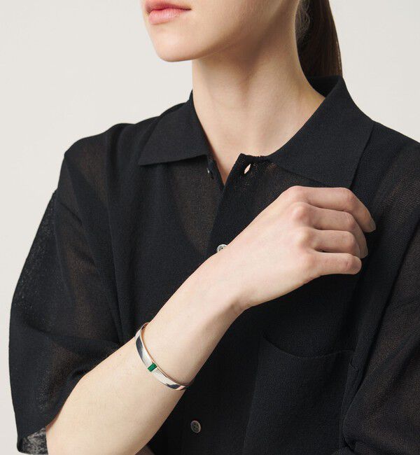 BEAUTY&YOUTH UNITED ARROWS「＜eoa＞ストーン シック バングル」|ブレスレット・バングル|