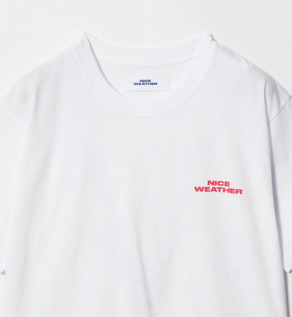 NICE WEATHER「＜NICE WEATHER＞ウィメンズ ロゴ Tシャツ」|Tシャツ・カットソー|