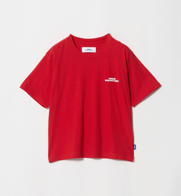 NICE WEATHER「＜NICE WEATHER＞ウィメンズ ロゴ Tシャツ」|Tシャツ・カットソー|