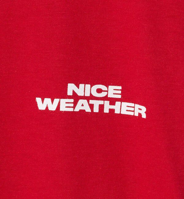 NICE WEATHER「＜NICE WEATHER＞ウィメンズ ロゴ Tシャツ」|Tシャツ・カットソー|