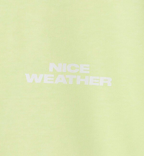 NICE WEATHER「＜NICE WEATHER＞ウィメンズ ロゴ Tシャツ」|Tシャツ・カットソー|