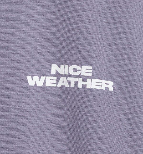 NICE WEATHER「＜NICE WEATHER＞ウィメンズ ロゴ Tシャツ」|Tシャツ・カットソー|