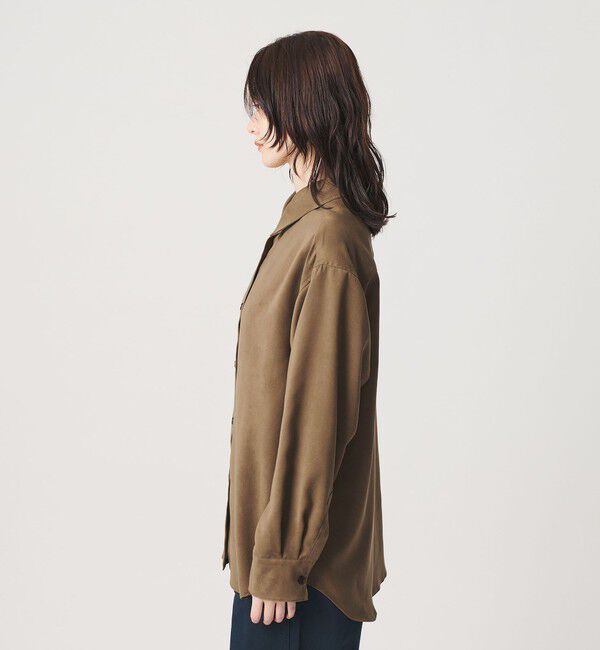 BEAUTY&YOUTH UNITED ARROWS「ポリエステル スエードライク シャツ」|シャツ・ブラウス|