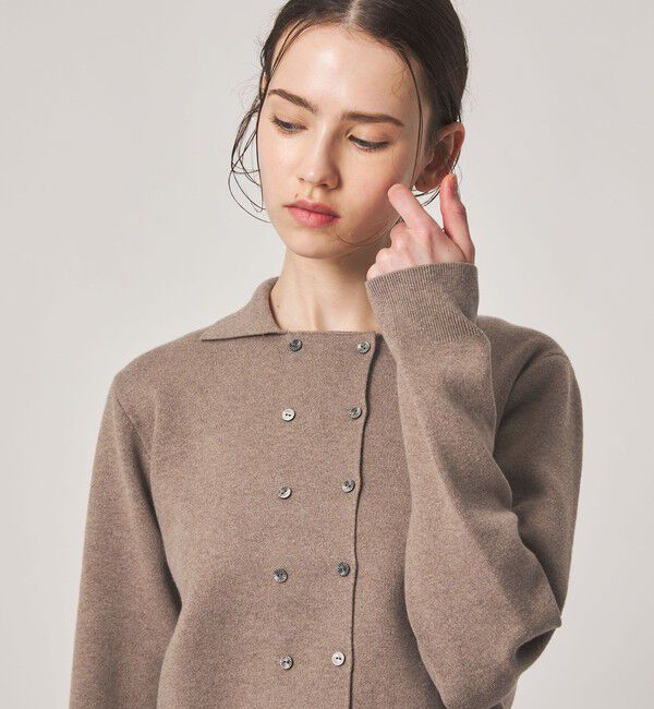 STEVEN ALAN「＜Steven Alan＞コットン カシミヤ ダブルブレステッド カーディガン」|カーディガン|