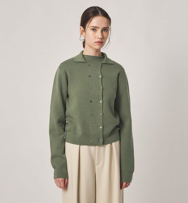 STEVEN ALAN「＜Steven Alan＞コットン カシミヤ ダブルブレステッド カーディガン」|カーディガン|