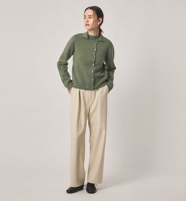 STEVEN ALAN「＜Steven Alan＞コットン カシミヤ ダブルブレステッド カーディガン」|カーディガン|