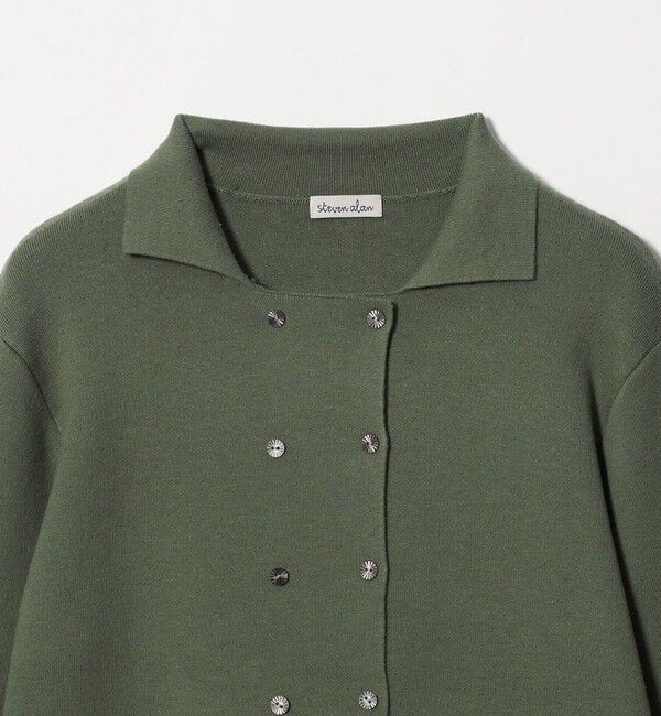 STEVEN ALAN「＜Steven Alan＞コットン カシミヤ ダブルブレステッド カーディガン」|カーディガン|