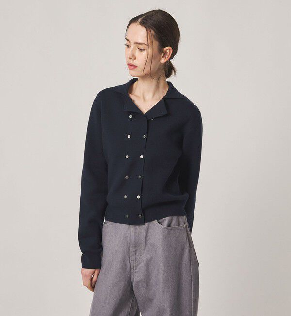 STEVEN ALAN「＜Steven Alan＞コットン カシミヤ ダブルブレステッド カーディガン」|カーディガン|