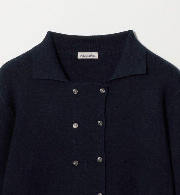 STEVEN ALAN「＜Steven Alan＞コットン カシミヤ ダブルブレステッド カーディガン」|カーディガン|